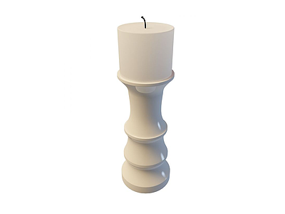 3d蜡烛台免费模型