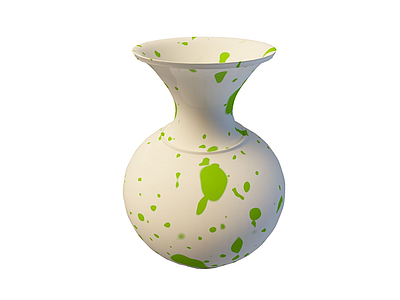 3d瓷器花瓶免费模型
