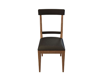 3d简易木椅模型