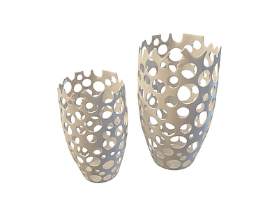 3d镂空花瓶免费模型