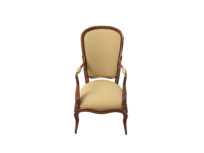 3d欧式古典沙发椅模型