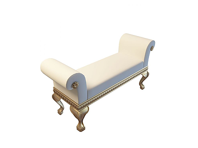 3d欧式躺椅免费模型