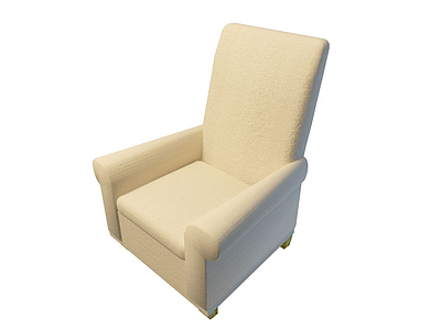 3d简约沙发椅免费模型