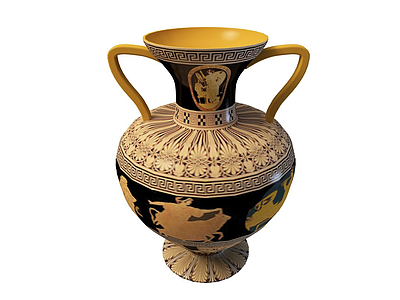 复古花瓶模型