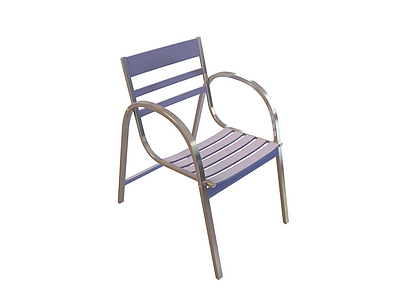 3d不锈钢休闲椅免费模型