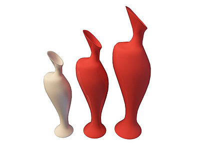 3d瓷器花瓶免费模型