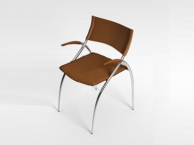 不锈钢椅子模型3d模型