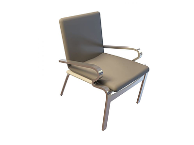 3d灰色<font class='myIsRed'>休闲座椅</font>免费模型