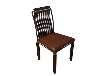 欧式豪华实木椅子模型3d模型