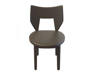 黑色椅子模型3d模型