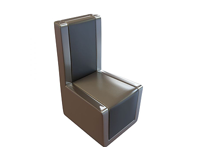 3d高档商务椅模型
