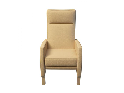 3d简约沙发椅模型