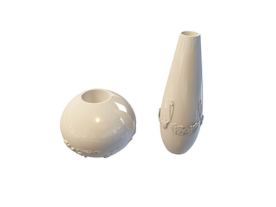 雕刻花瓶模型3d模型