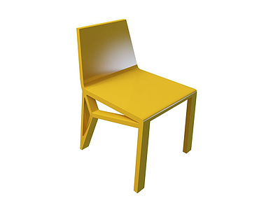 3d<font class='myIsRed'>黄色椅子</font>模型