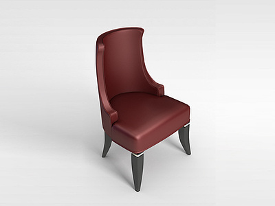 真皮休闲椅模型3d模型