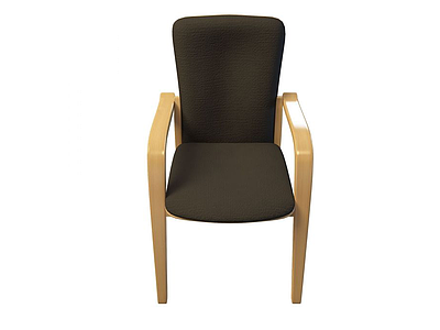 3d实木布艺椅模型