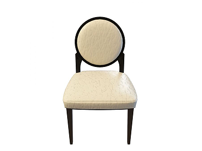 3d法式餐椅免费模型