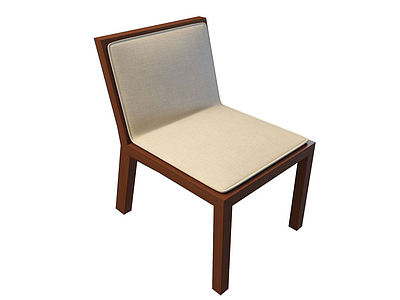 木质椅模型3d模型