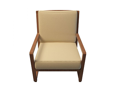 中式沙发椅模型3d模型