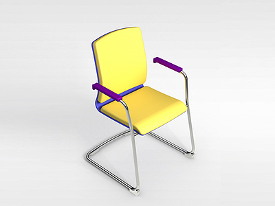 3d普通办公椅模型