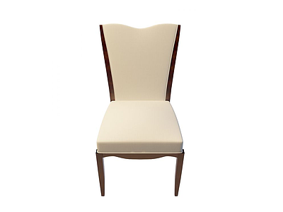 3d餐厅软座椅免费模型