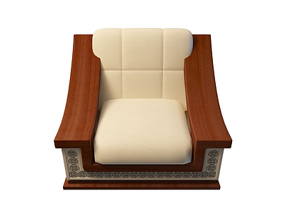 3d豪华商务沙发椅模型