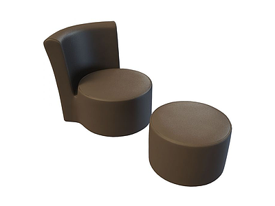 圆形椅子模型3d模型