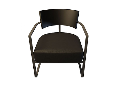 3d简易沙发椅模型