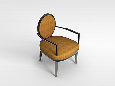 3d欧式古典休闲椅模型
