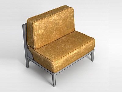 3d舒适沙发椅模型