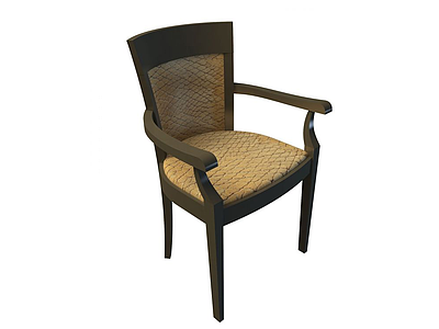 3d古典扶手椅免费模型