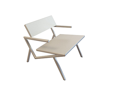 创意不锈钢椅模型3d模型