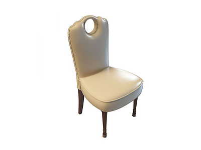 皮质椅子模型3d模型