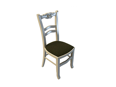 3d欧式餐椅模型