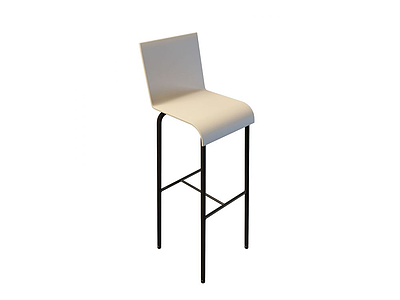 高脚吧椅模型3d模型