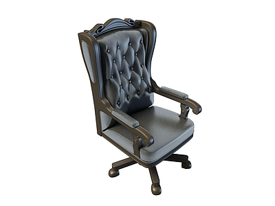 高级办公椅模型3d模型