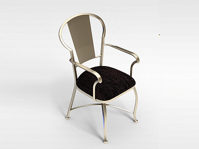 铁艺扶手椅模型3d模型
