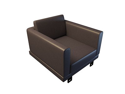 黑色沙发椅模型3d模型