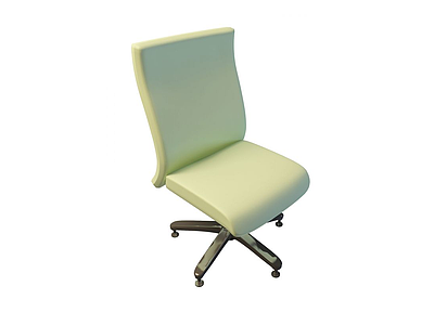 软座办公转椅模型3d模型