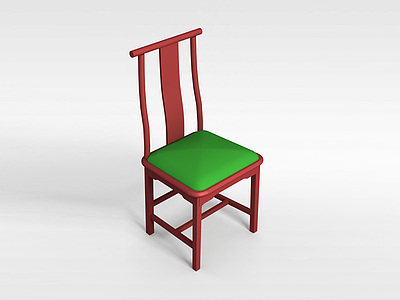 3d无扶手太师椅模型