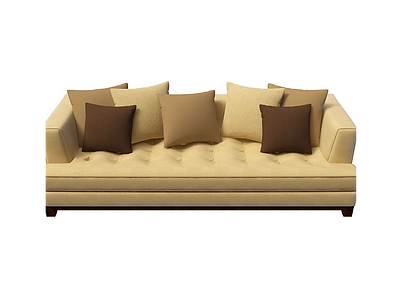 3d现代风格沙发免费模型