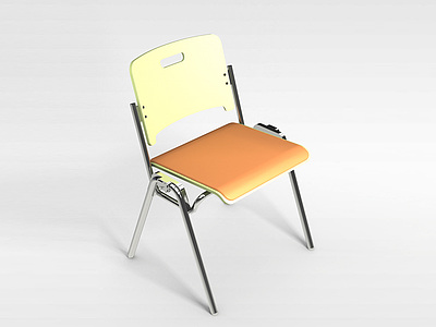 3d简约折叠椅模型