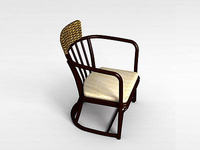 老人休闲椅模型3d模型