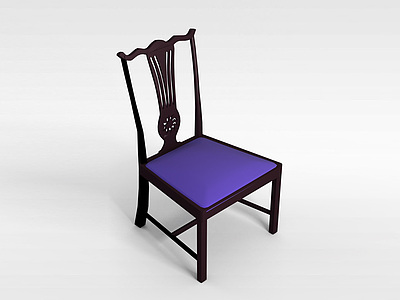 3d简约太师椅模型