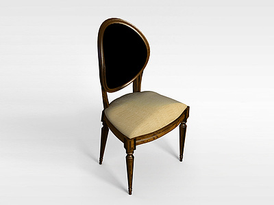 欧式休闲椅模型3d模型