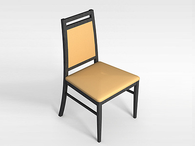 3d中式客厅餐椅模型