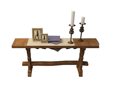 烛台桌模型3d模型