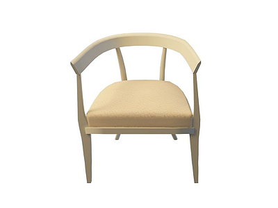 简约圈椅模型3d模型