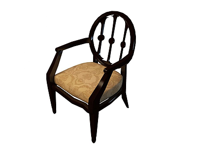 中式古典椅模型3d模型