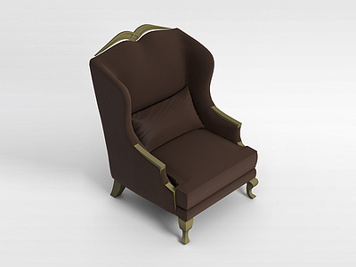 豪华扶手椅模型3d模型